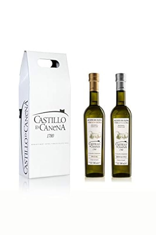 Castillo de Canena - Cassa di riserva della famiglia Arbequina e Picual - Olio d´oliva - 2 x 500 ml - Totale: 1000 ml