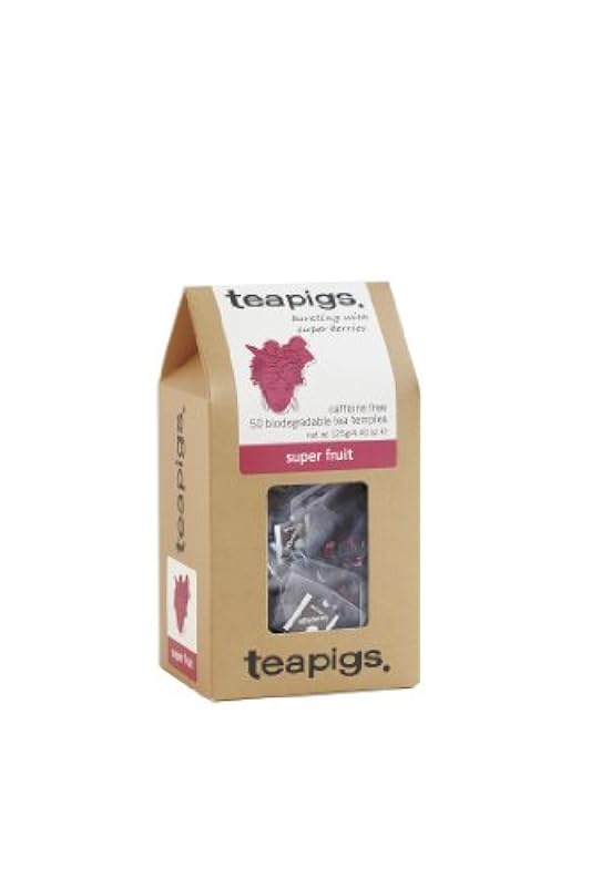 Teapigs Super Fruit Tea 125 g (Pack of 1, Total 50 Tea 