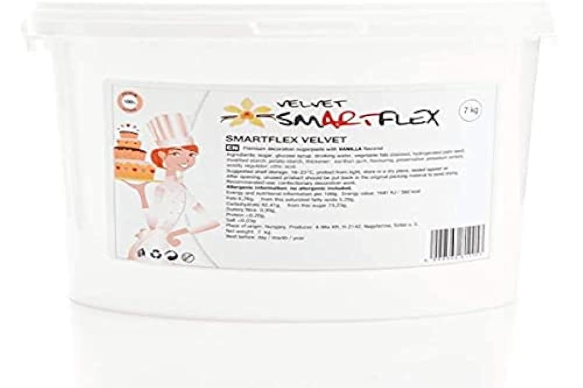 Smartflex Fondant Velvet Vanilla 7 Kg