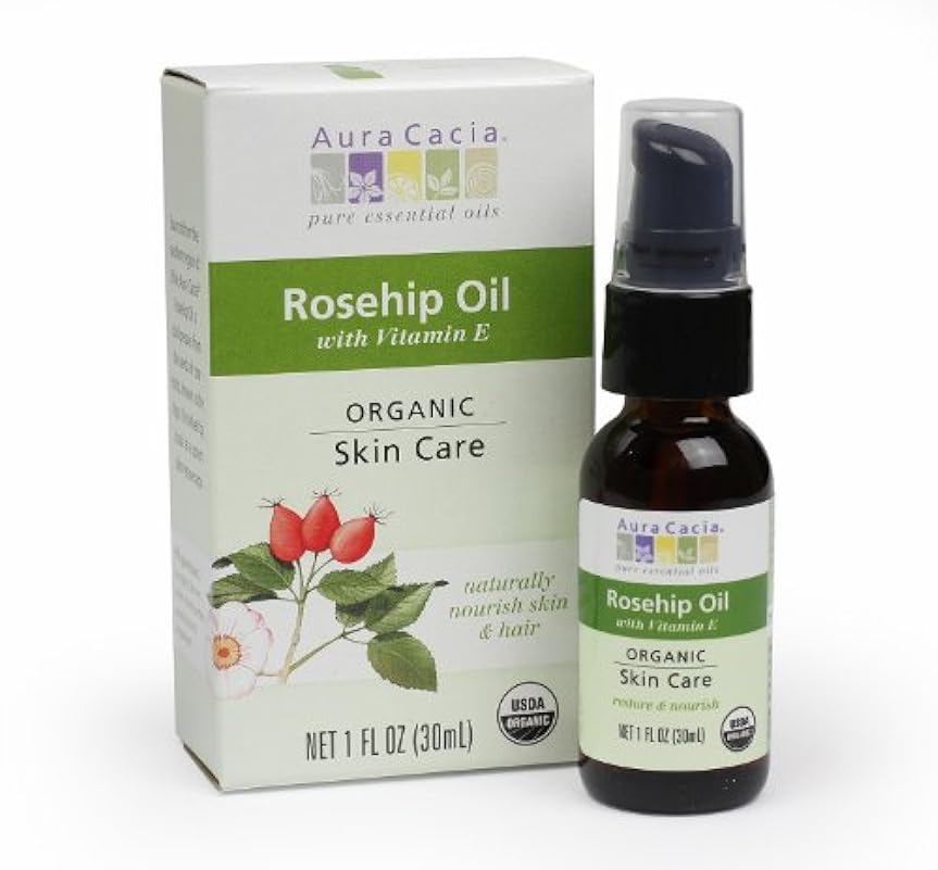 Aura Cacia Organic Skin Care Oil, Rosehip, 1 Fluid Ounc