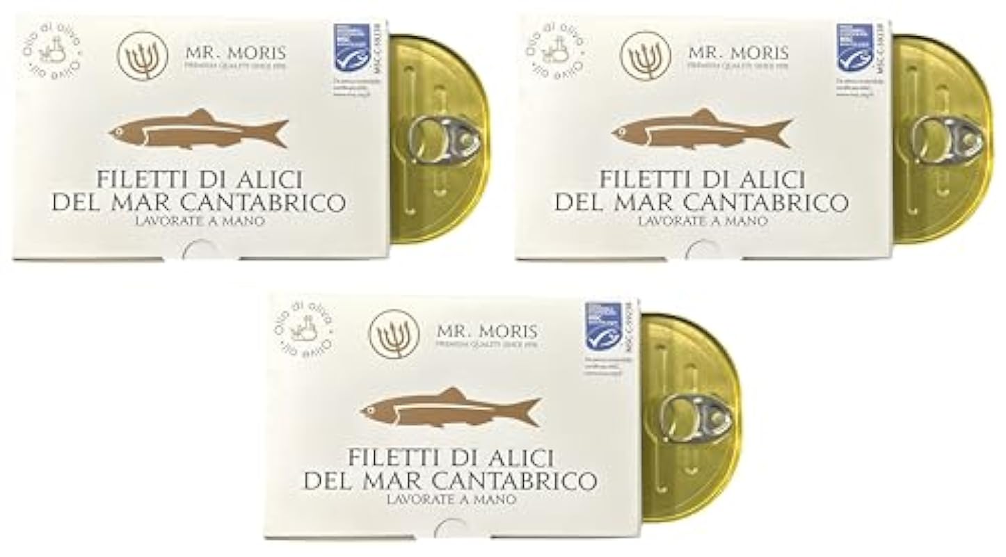 Mr. Moris® | Filetti di Alici del Mar Cantabrico in Oli