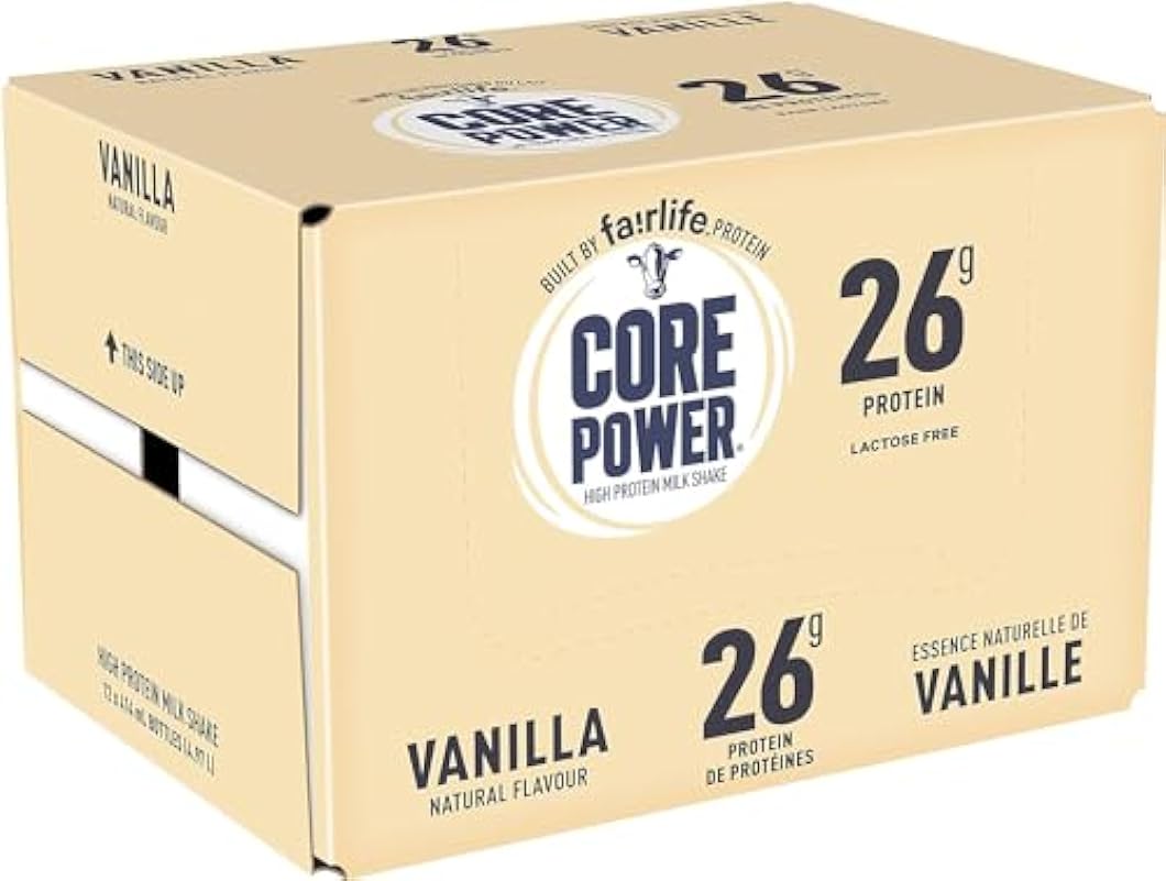 Core Power Vanilla Bottles, 414 mL, 12 Pack