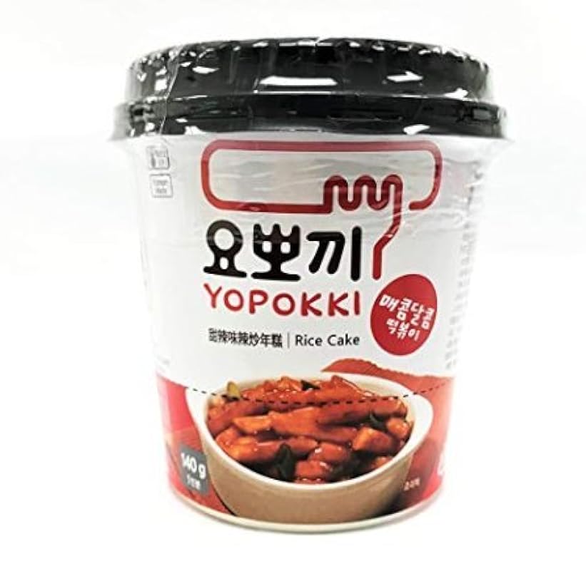 Yopokki Coreano torte di riso con salsa calda e incolla 6-pack