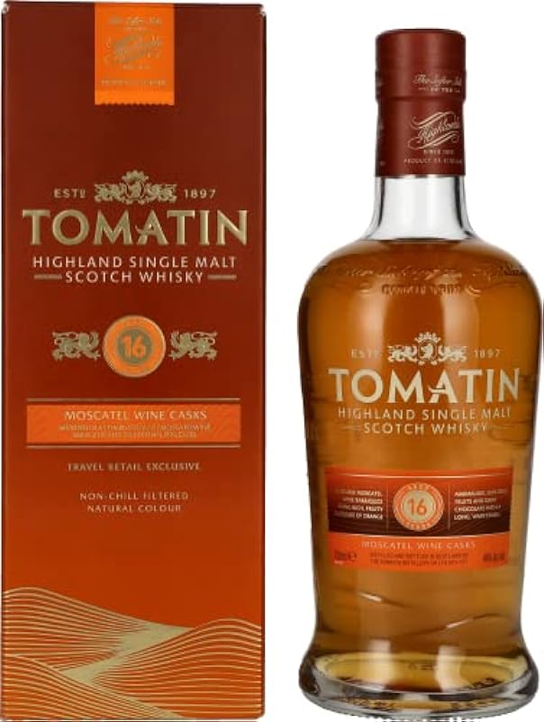 Tomatin 16 Years Old Moscatel Wine Casks 46% Vol. 0,7l 