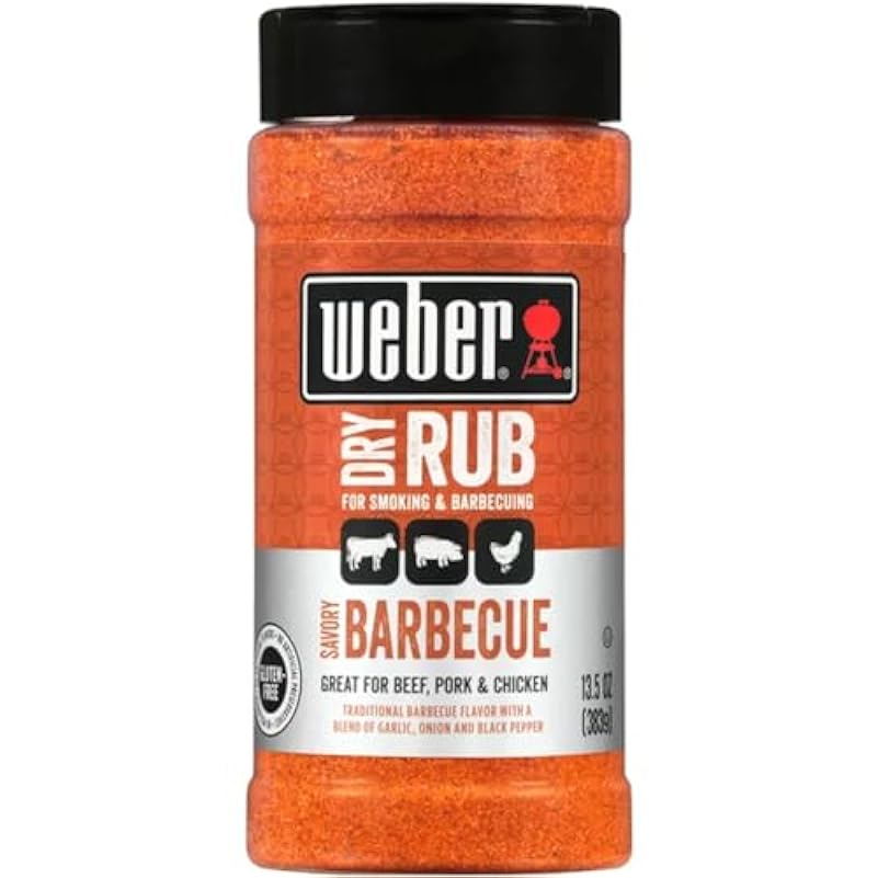Weber Savory Barbecue Dry Rub, 13.5 Ounce