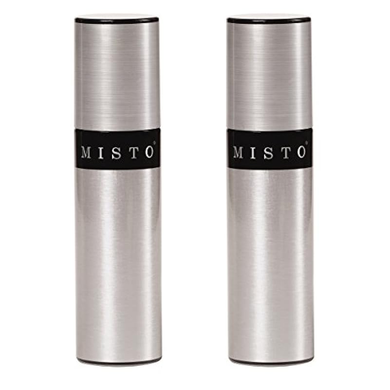 Misto Aluminum Bottle Oil Sprayer, Set di 2 by Misto