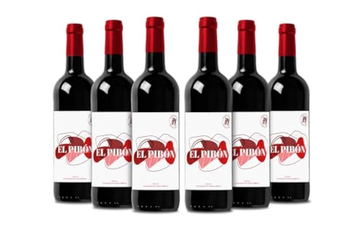 Vino rosso della Rioja. Vino Tempranillo EL PIBÓN. Confezione da 6 bottiglie x 750ml. Vino della Rioja. La nostra azienda vinicola si trova nella Rioja Alavesa. Vino invecchiato Rioja. Vini Rossi.