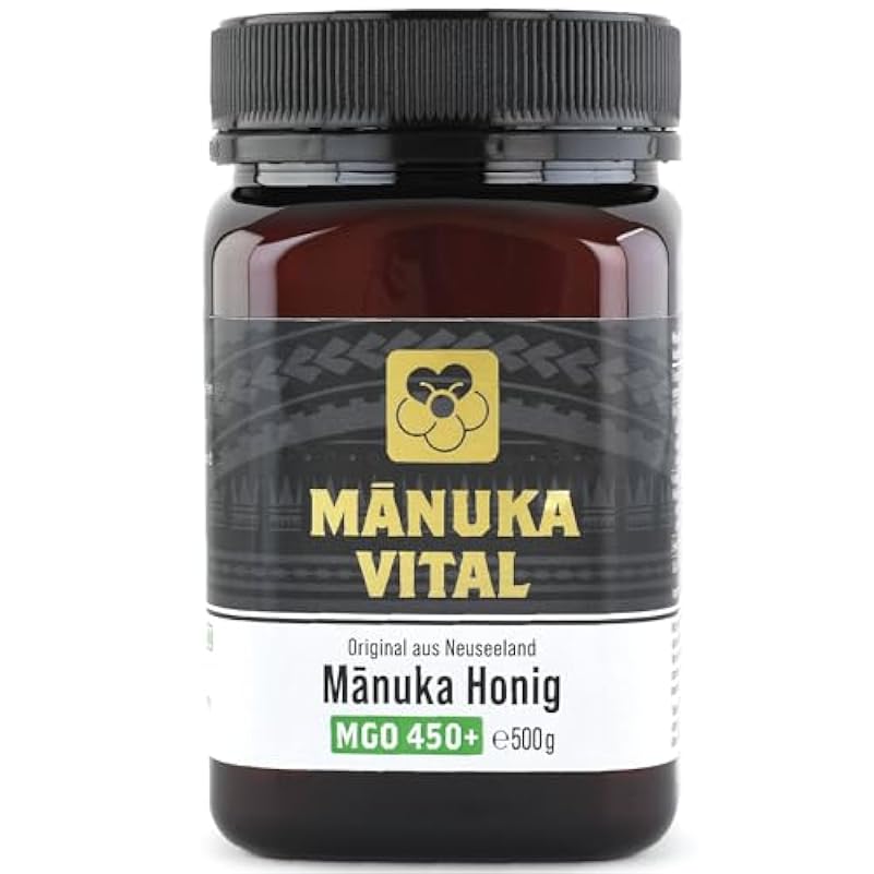 MANUKA VITAL Manuka - Miele MGO 450+ 500 g, certificato