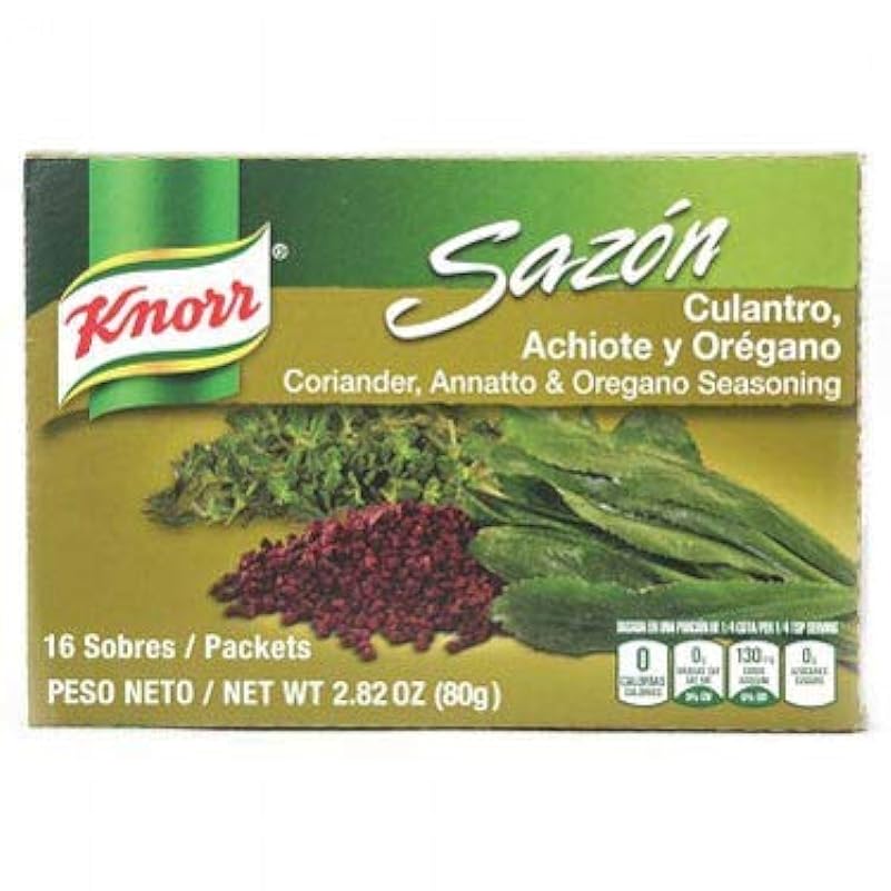 Knorr Sazon condimento, Coriandolo, Annatto & Origano 2