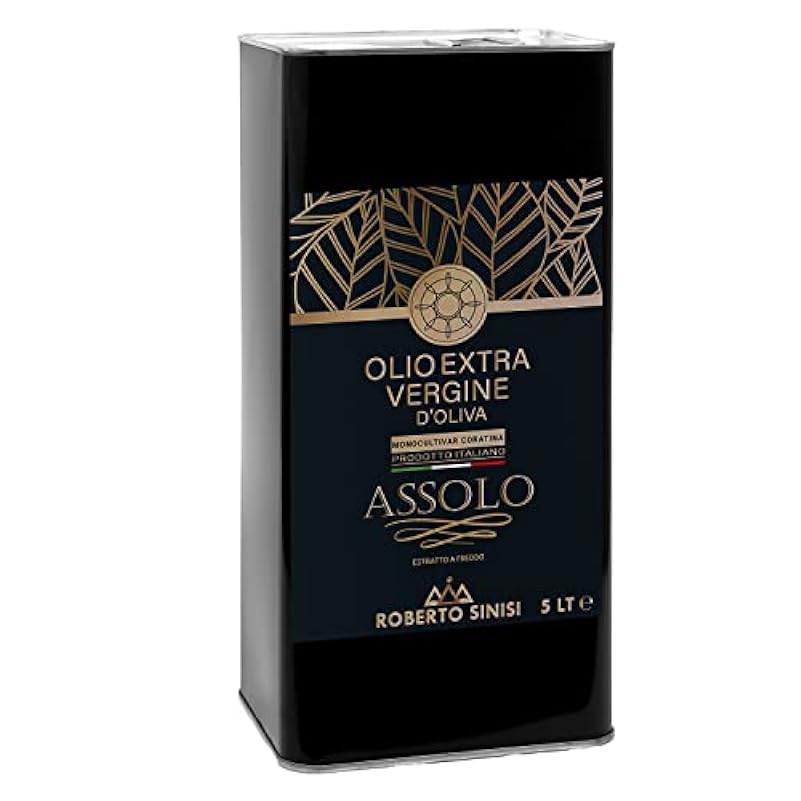 ASSOLO, Olio extravergine di oliva italiano, 5 litri, 1