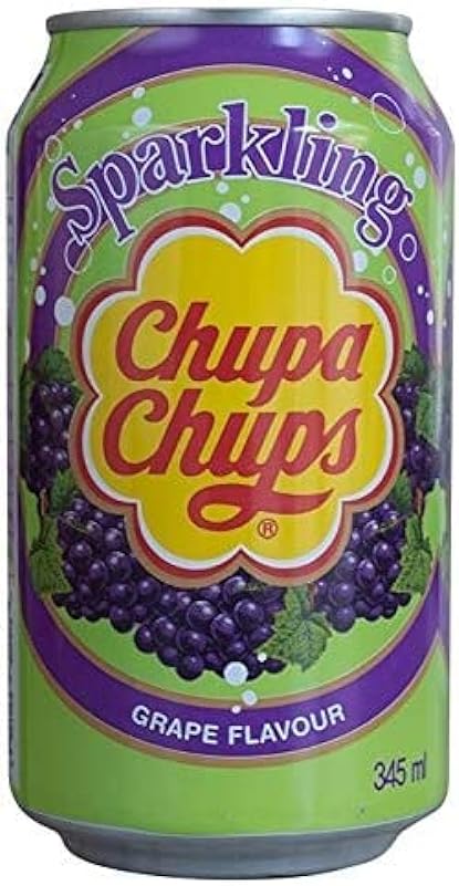 Chupa Chups Sparkling Grape Flavour Soda (24 x 0,345 l)