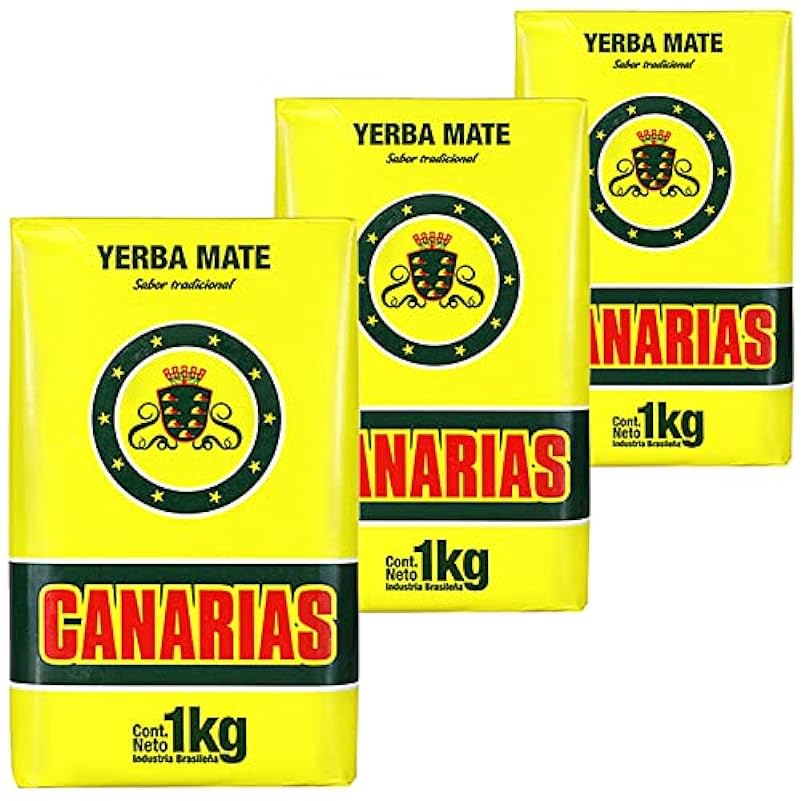 Canarias Yerba Mate Tè Tradizionale 3kg (3 x 1kg) | Set