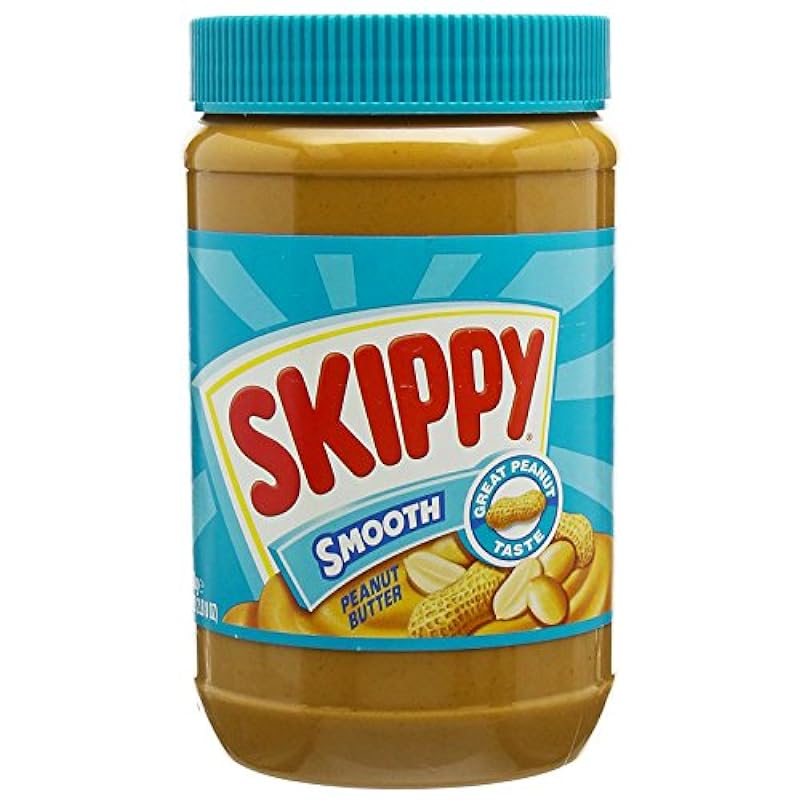 2 x burro di arachidi liscio Skippy 1,13 kg