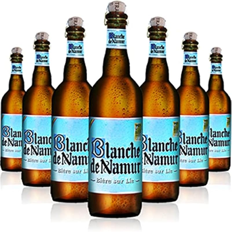 Blanche de Namur 12 Bottiglie Birra 75 cl Belgio Luppolo Malto Birra Bianca, Birra Blanche de Namur 12 Bottiglie - 9 Litri