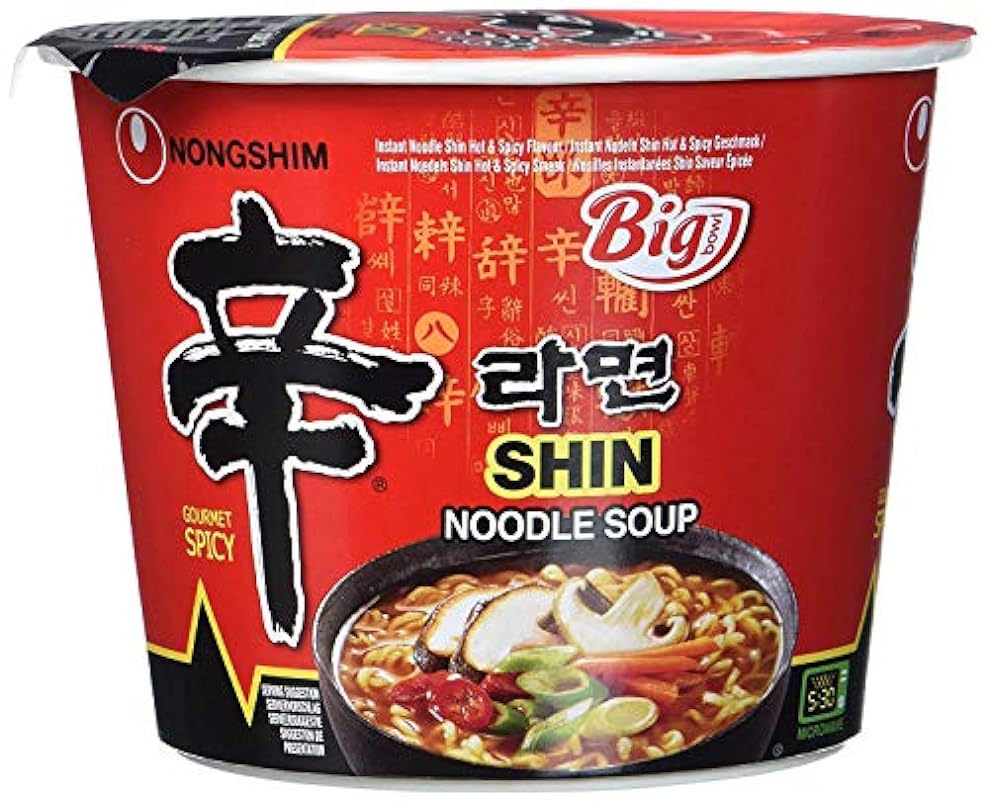 Coreano Nong Shim Hot & Spicy Noodle Big Bowl - 16 Bowl
