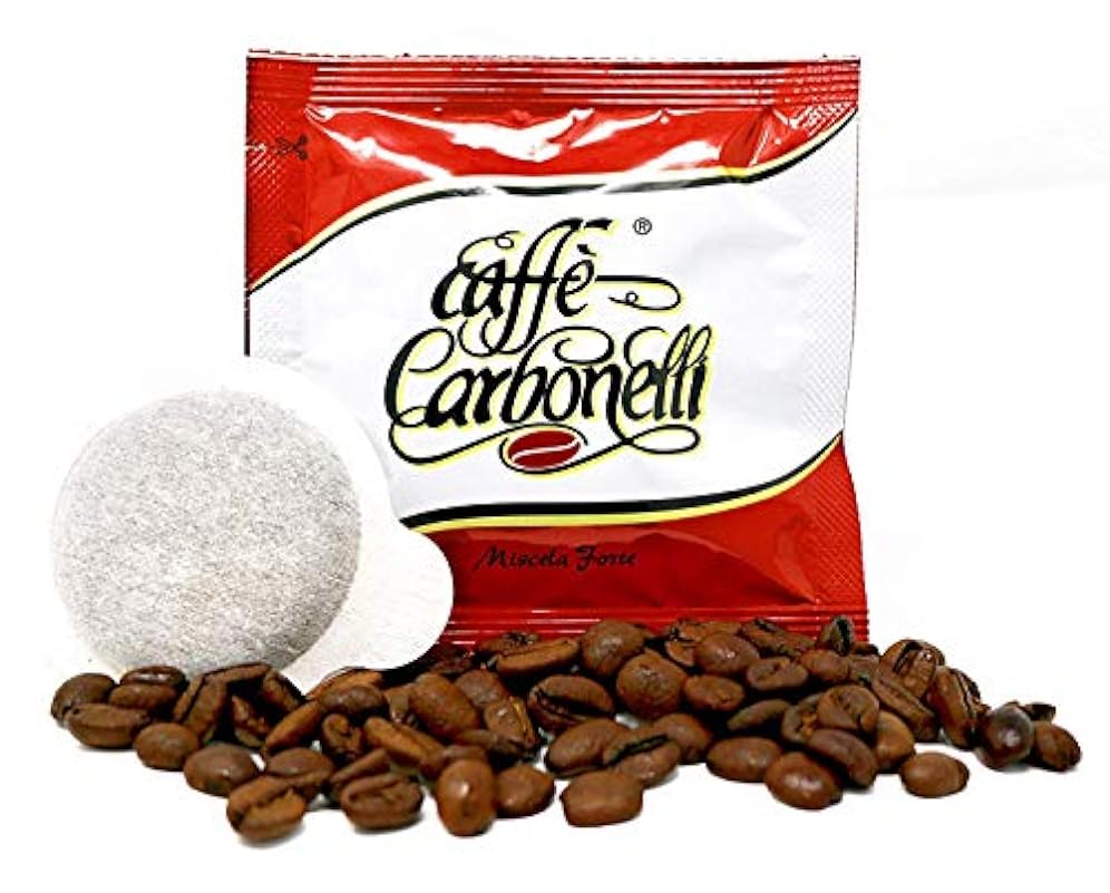 Caff蠃arbonelli Cialde Miscela Forte, dm 44 - 300 Pezzi Cialde