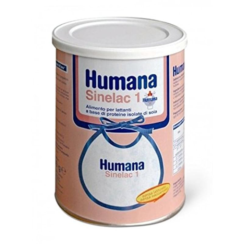 Humana Sinelac 1 Latte di Soia per Bambini, Indicato per Intolleranze, in Polvere - 400 gr
