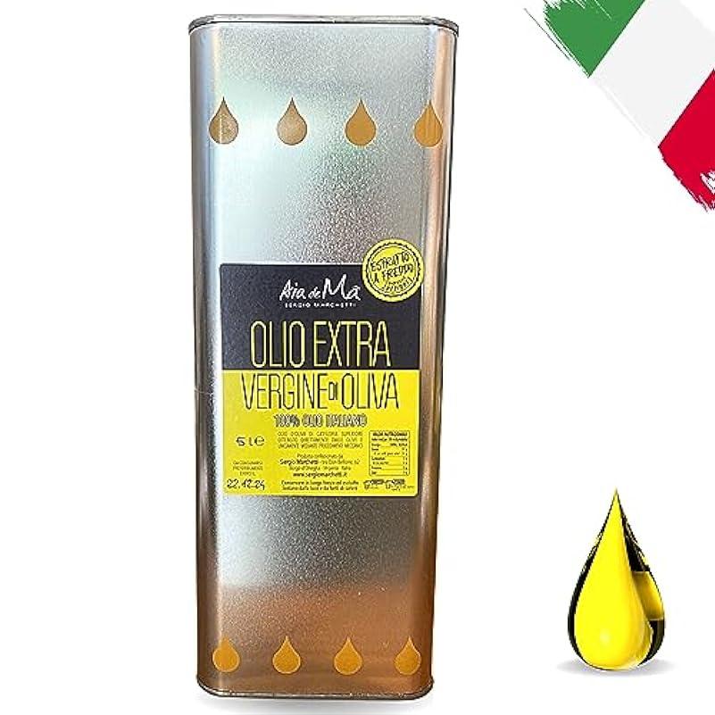 Olio extravergine di oliva Estratto a Freddo Latta da 5