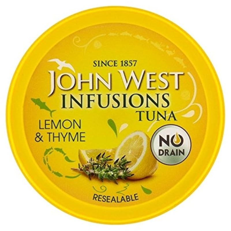 John West Infusioni di Tonno al Limone E Timo 80g (Confezione da 6)