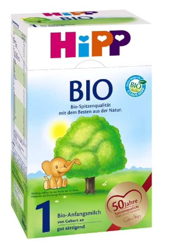 Latte Hipp Bio 1 precoce dalla nascita, confezione da 6 (6 x 600g)
