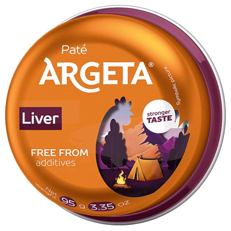 Patè di Fegato Squisito ARGETA Premium – 14 Lattine di 
