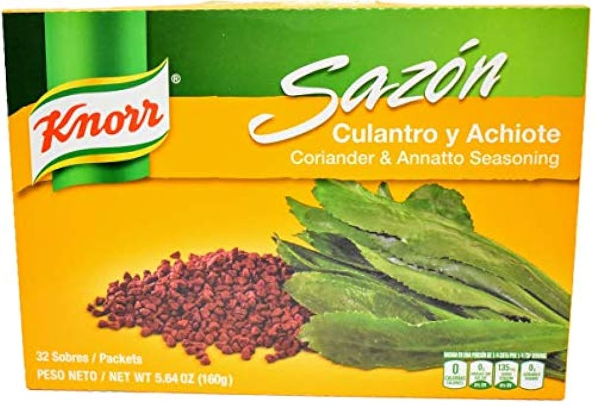 Knorr Sazon Seasoning, Coriandolo & Annatto, Culantro y