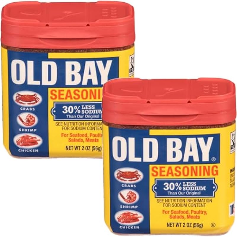 OLD BAY - Condimento a basso contenuto di sodio, 30% in