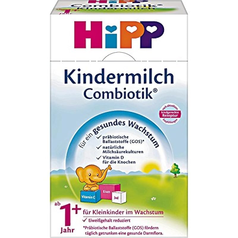 Hipp Kindermilch Bio Combiotik - dal 1 ° anno, confezione da 10 (10 x 600g)