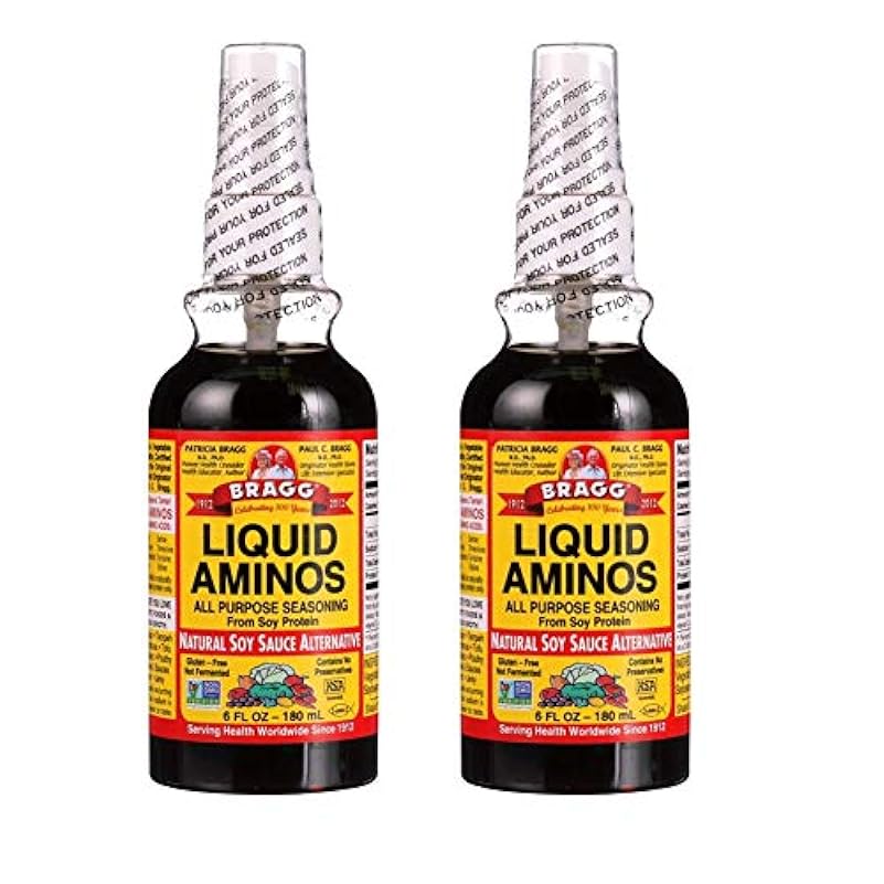 Bragg liquido Amino, flacone spray, multiuso, salsa di soia, 170 g, confezione da 2