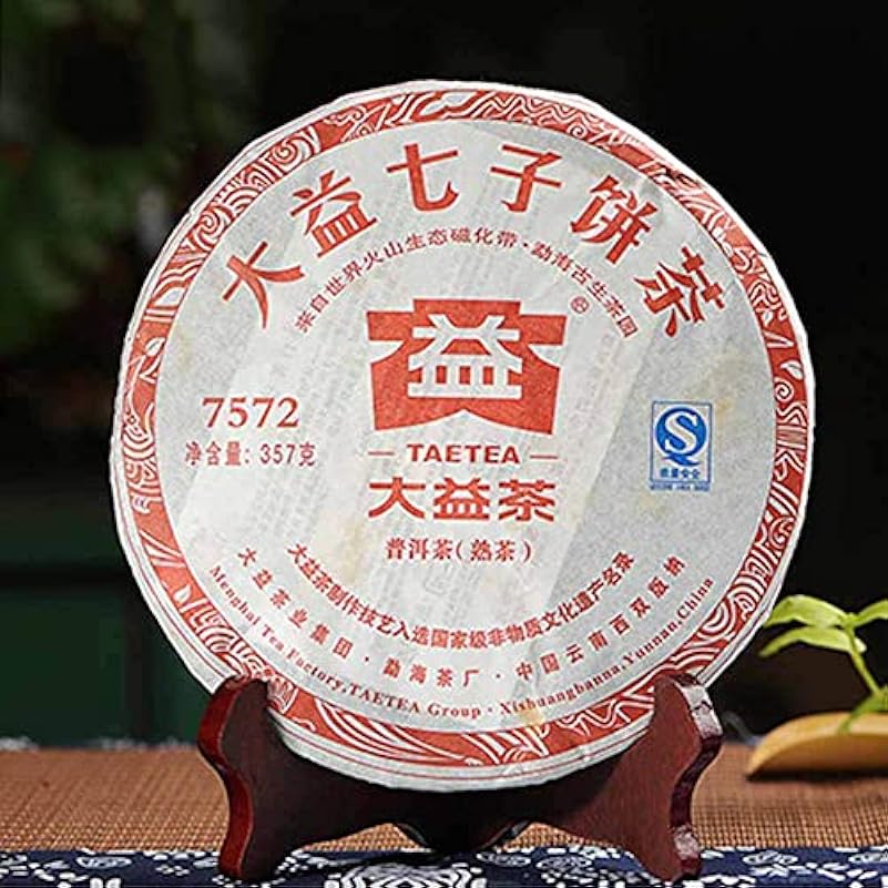 Tè Puer maturo TAETEA 7572 (Lotto 201) 357 g Torta di t