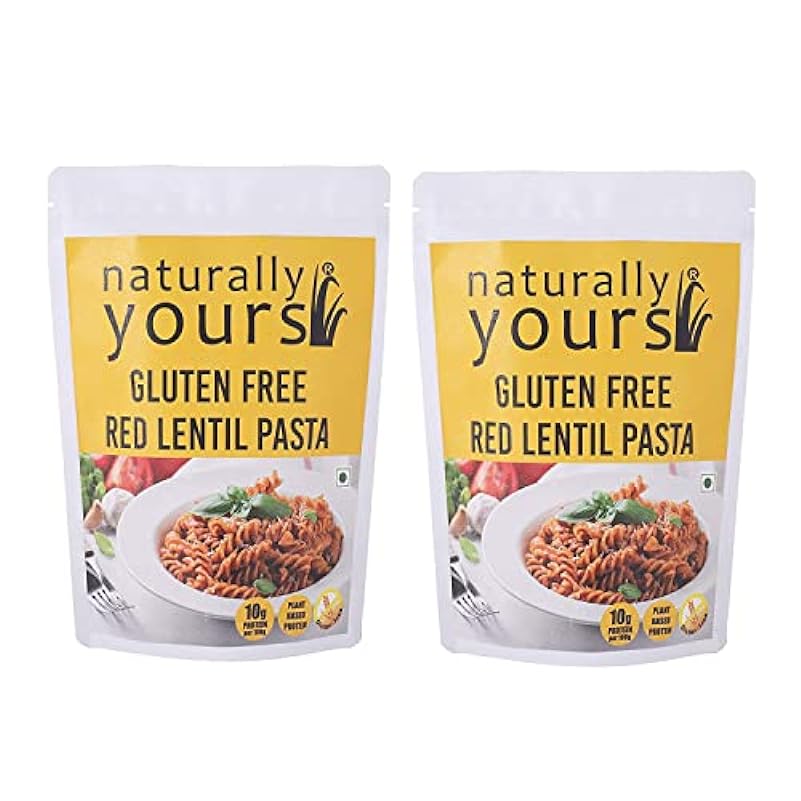 Naturally Yours Pasta Red Lentil Gluten Free | 100% Nat