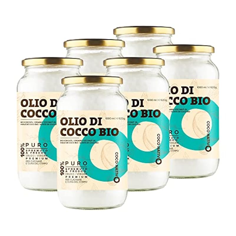 Olio di Cocco Biologico Extra Vergine CocoNativo – 6x10