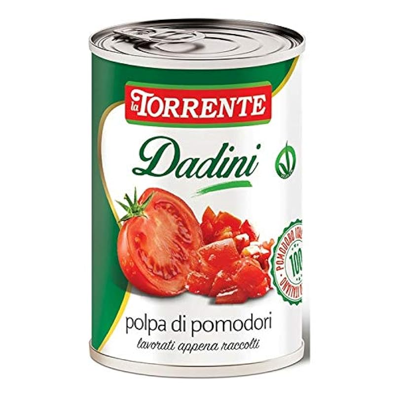 Polpa di pomodoro a cubetti da 500g Dadini - La Torrent