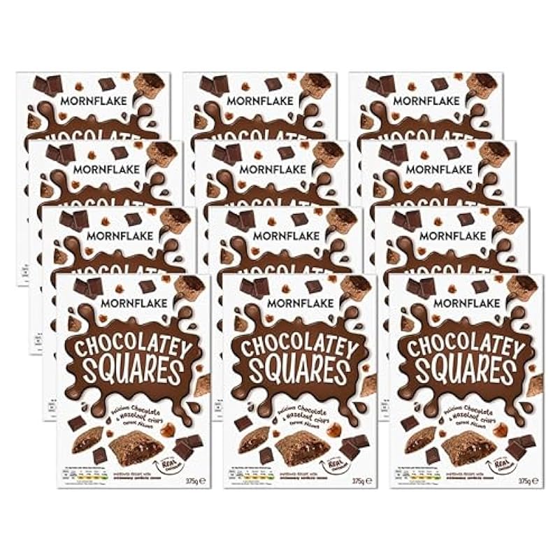 Chocolatey Squares, confezione da 12 (12 x 375 g)