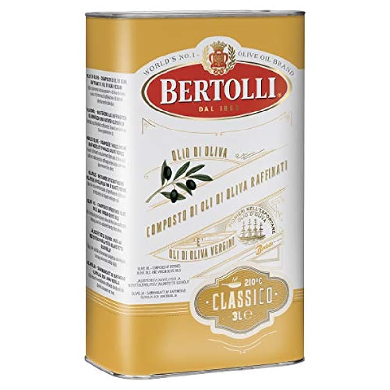Bertolli - Olio d´oliva classico, 100% sfuso, 3 l