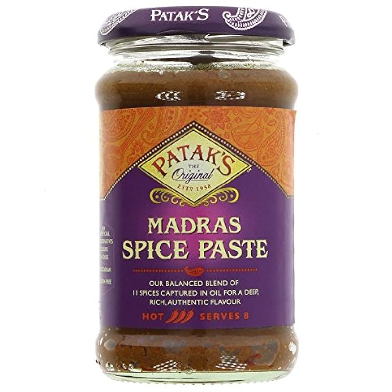 Pataks | Madras Curry Paste | 6 x 283G