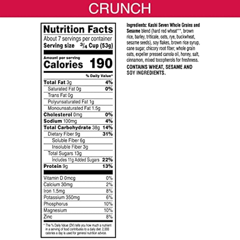 Kashi, GoLean Crunch! Cereal, 13.8 oz (391 g)