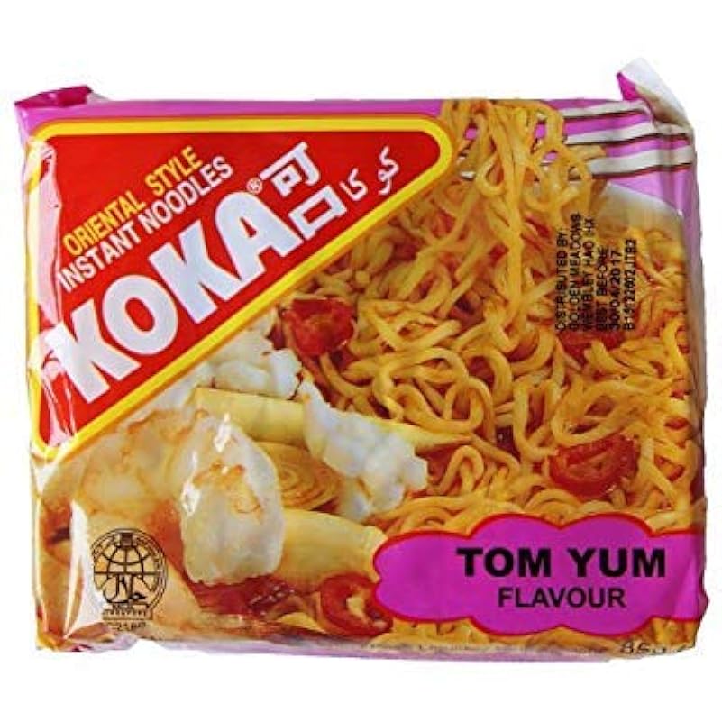 KOKA Oriental Noodles-All Flavours - Confezione da 30 tagliatelle di gamberi, 85 g (30 confezioni)