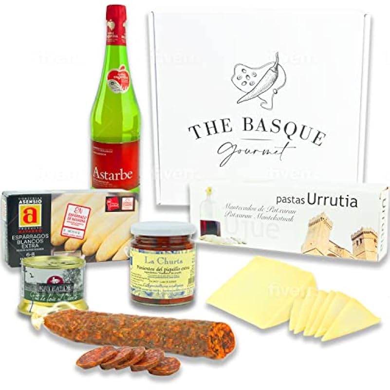 THE BASQUE Gourmet Set Regalo Natalizio - Cesto per Nat