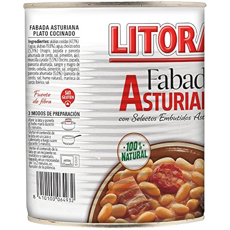Nestlé Litoral Fabada Asturiana Grande Porzione 865 gr. - [Pack 3]